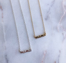 Load image into Gallery viewer, Mama Script Necklace